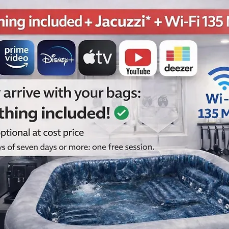 Διαμέρισμα Chez Pascal Et Louna Au Calme Avec Jacuzzi ! Proche Paris Et Rer B Et Cdg Aeroport *